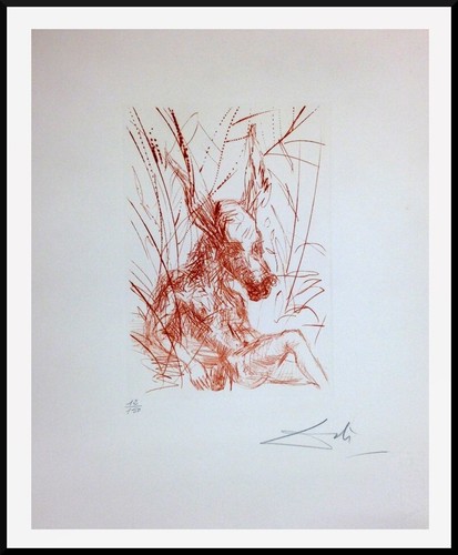 Salvador Dalí's Midsummer Night's Dream" 1968 Signed 11" X 15"
